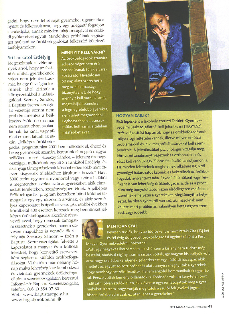 Budav�ri Zita - B�lcs� Alap�tv�ny - A nem v�rt bab�k b�lcs�je -�r�kbefogad�s